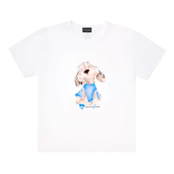 TSHIRT "ADOTTA UN CANE E AGGIUNGI UN CUORE ALLA TUA VITA"